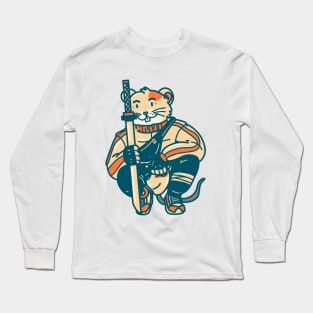 The cute samurai Long Sleeve T-Shirt